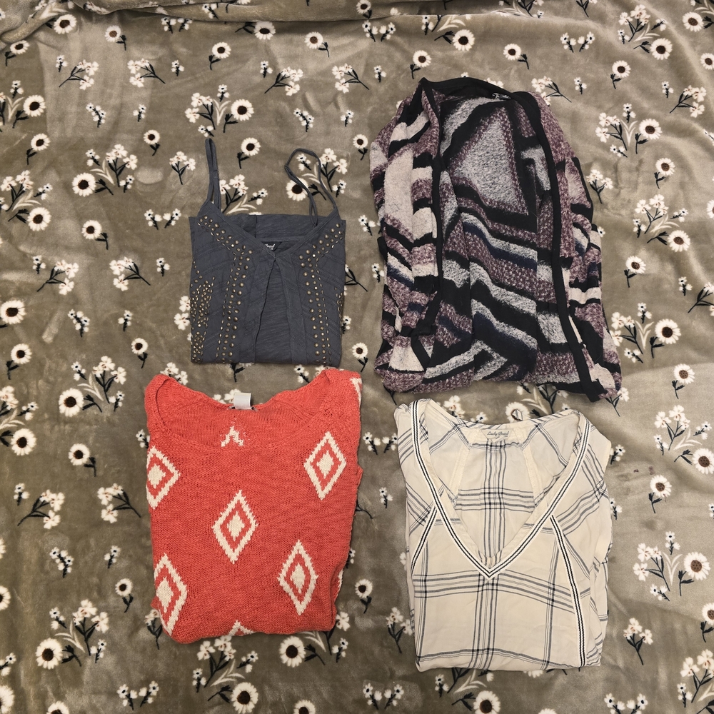 Lucky Brand Women's Tops Set Of 4 Size Small